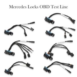 Moe Mercedes Locks OBD Test Line 7 pcs for W209/W211/W906/W169/W208/W202/W210/W639 EZS Cable works with VVDI MB Tool
