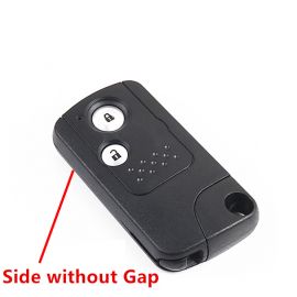 2 Button Smart key shell Car Key Case Shell Side without Gap For Old type HONDA  5pcs
