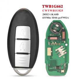 (433Mhz) CWTWB1U825 Smart Key Fob for Nissan Micra Juke Note / Renault Alaska