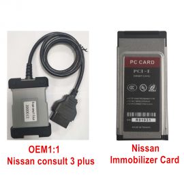OEM1:1 Nissan consult 3 plus V201 with Immobilizer Card, Upgrade synchronously with original software