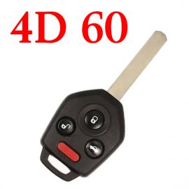 433 MHz 4 Buttons Remote Head Key for 2010-2014 Subaru Legacy Outback / CWTWBU766 / 4D60 Chip / DAT17