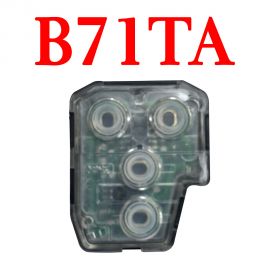 4 Buttons 434 MHz Remote Control Interior for Toyota Lexus Camry Vios B71TA