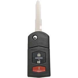 2+1 Buttons 315 MHz Flip Remote Key for Mazda 3 / 2 / 5 / CX-7/ CX-9 2006-2015 - BGBX1T478 SKE125-01