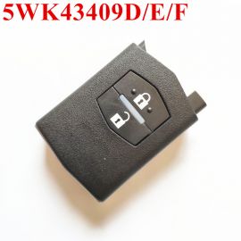 2 Buttons Car Remote Key Fit for MAZDA 5WK43409D 5WK43409E 5WK43409F for M2 Demio M3 Axela M5 Premacy M6 Atenza M8 MPV