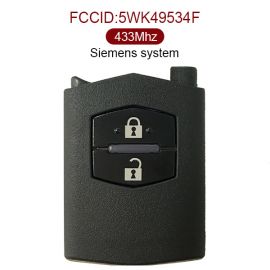 AK026002 2 Button Remote Key 433MHz Siemens System for Mazda