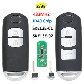 (433MHz) SKE13E-01 SKE13E-02 2/3 Button Remote for Mazda 3 6 CX-4 MX-5 CX-3 Axela CX-5 Atenza