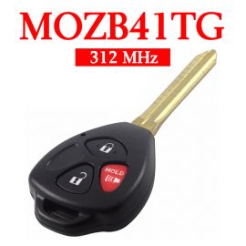 2+1 Buttons 312 MHz Remote Head Key for Scion / Toyota Yaris 2005-2013 - MOZB41TG