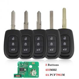 (433Mhz) 3btn Remote Key For Renault Symbol Logan