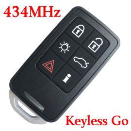 434 MHz 5+1 Buttons Smart Proximity Key for Volvo S60 V60 XC60 S80 - Keyless Go