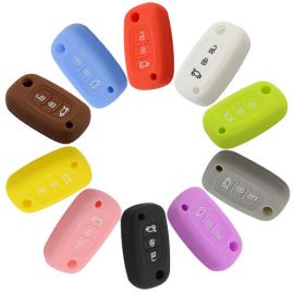 Silicone Cover for 3 Buttons Renault Car Keys - 5 Pieces