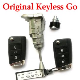 Original VW MQB Full Car Lock Set with  2 Pieces MQB Keyless Smart Key 434 MHz
