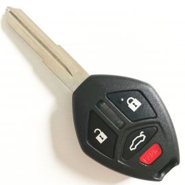 3+1 Buttons Remote Key Shell  for Mitsubishi (5pcs)