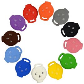 Silicone Cover for 3 Buttons Mercedes-Benz Smart Car Keys - 5 Pieces