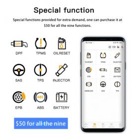 Special Functions Authorization for NexzDas Lite Full-System Diagnostic Tool