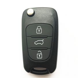 3 Button Flip Remote Key Shell Big Trunk Laser Blade for Hyundai (5pcs)