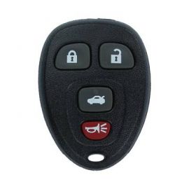 4 Buttons Remote Shell with Trunk for GMC Chevrolet - Pack of 5