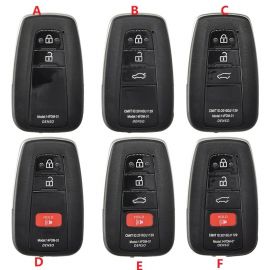 remote key blank with blade For Toyota Camry Avalon Prado Prius RAV4 Lexus 5pcs/lot