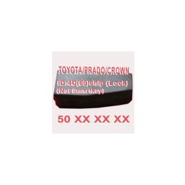 Toyota/Prado/Crown 4D (60)  Duplicabel Chip 50xxx (Not Smart Key) 