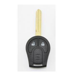 2 Buttons Remote Key Shell for Nissan - Pack of 5