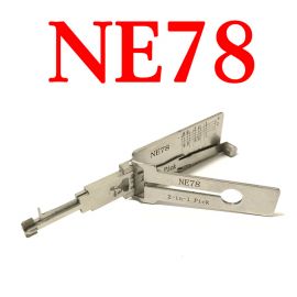 Original LISHI NE78 Decoder and Pick for Peugeot