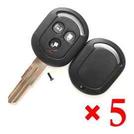 3 Button Remote Key Shell 2006 for Chevrolet Optra (5pcs)