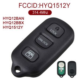 for Toyota 3+1 Buttons Remote Control (USA) 314.4 MHz FCC ID HYQ1512Y