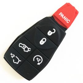 6 Buttons Modern Fobic Remote Shell with 2 Yrunk for Dodge - Pack of 10