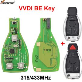 (with 200 points) Xhorse VVDI BE Key Pro Improved Version XNBZ01EN PCB with Key Shell for Mercedes Benz 