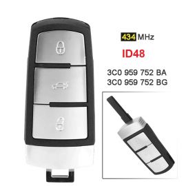(434MHz) 3 Buttons 3C0959752BA Remote Key for VW Magotan ID48