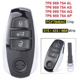 3 Buttons Remote Key for Volkswagen Touareg - After-Market