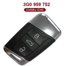 (433Mhz) 3G0959752K / 3G0959752 Keyless Smart Key For VW Passat B8