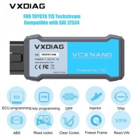 VXDIAG VCX NANO for TOYOTA TIS Techstream V10.30.029 Compatible with SAE J2534