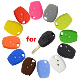 Silicone Cover for 2 Buttons Renault Car Keys - 5 Pieces