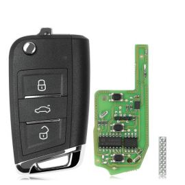 XHORSE XEMQB1EN MQB Style 3 Buttons Super Remote Key with Built-in Super Chip English Version