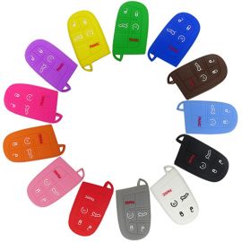 Silicone Cover for 300C Chrysler Jeep Smart Remote Control - 5 Pieces