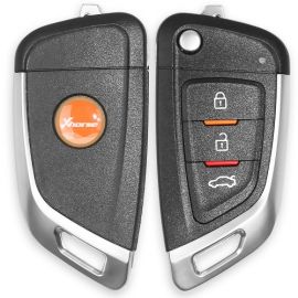 (UK Ship No Tax) XHORSE XKKF02EN Universal Remote Car Key with 3 Buttons for VVDI Key Tool (English Version)