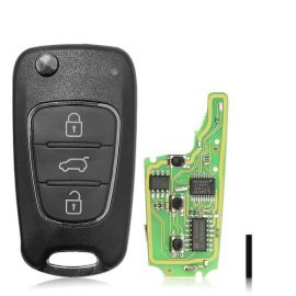 XHORSE XNHY02EN Wireless Universal Remote Key for HYUNDAI Flip 3 Buttons Remotes for VVDI Key Tool 5pcs/lot