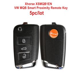 Xhorse VW MQB Smart Proximity Remote Key XSMQB1EN 3 Buttons for VVDI2 VVDI Key Tool 5pcs/lot