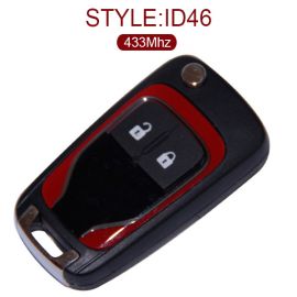 AK022001 for Holden 2 Button Flip Remote Control Key 433MHZ ID46