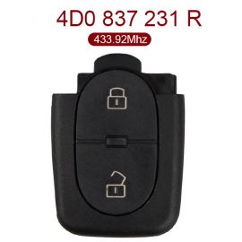 for VW Remote Key 2 Button 433.92MHz 4D0 837 231 R