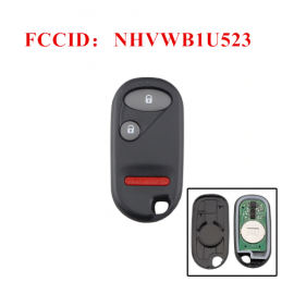 2+1Buttons Keyless Entry Remote key For Honda Civic 2001 2002 2003 2004 2005 NHVWB1U523 key