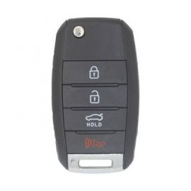 4 Buttons Flip Remote Key Shell for KIA (5pcs)
