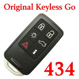 Original 434 MHz 5+1 Buttons Smart Proximity Key for Volvo S60 V60 XC60 S80 - Keyless Go