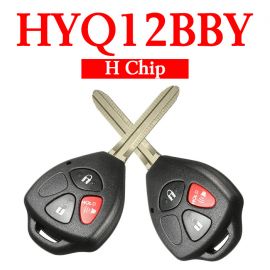 2+1 Buttons 315 MHz Remote Head Key for Toyota Yaris 2015-2018 - HYQ12BBY (H Chip)