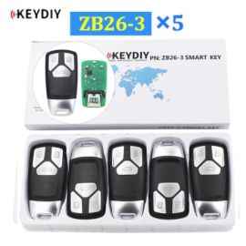 Universal ZB26-3 KD Smart Key Remote for KD-X2 - Pack of 5