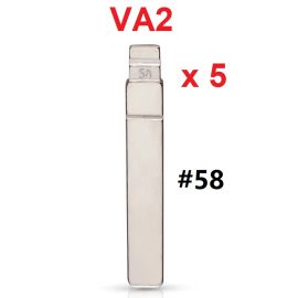 #58 VA2 for Citroen Peugeot Renault KEYDIY Universal Remotes Flip Blade 5pcs/lot