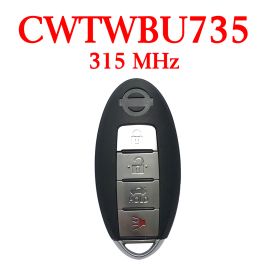 (315Mhz) CWTWBU735 3+1 Buttons Smart Proximity Key for Nissan Maxima / Sentra 2007-2012