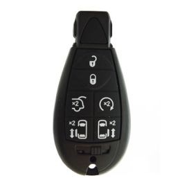 6 Buttons Remote Fobik Shell without Panic for Jeep Chrysler Dodge (5pcs)