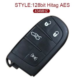 AK017010 for Fiat Smart Key 4 Button 434MHz 128bit HITAG AES