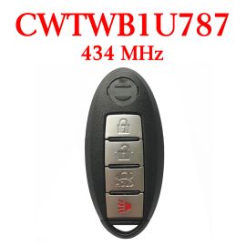 434 MHz 3+1 Buttons Smart Proximity Key for Nissan Armada 2017 - CWTWB1U787